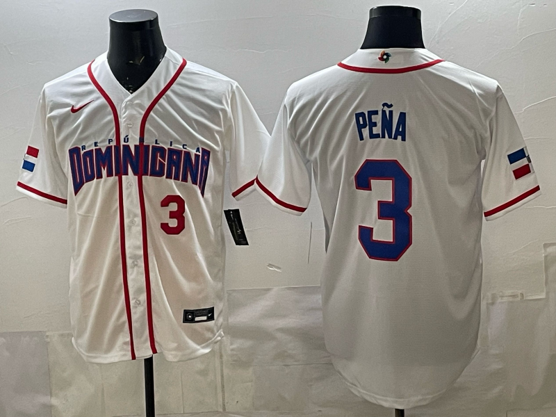 Men 2026 World cup white MLB Nike jersey 0051->->MLB Jersey